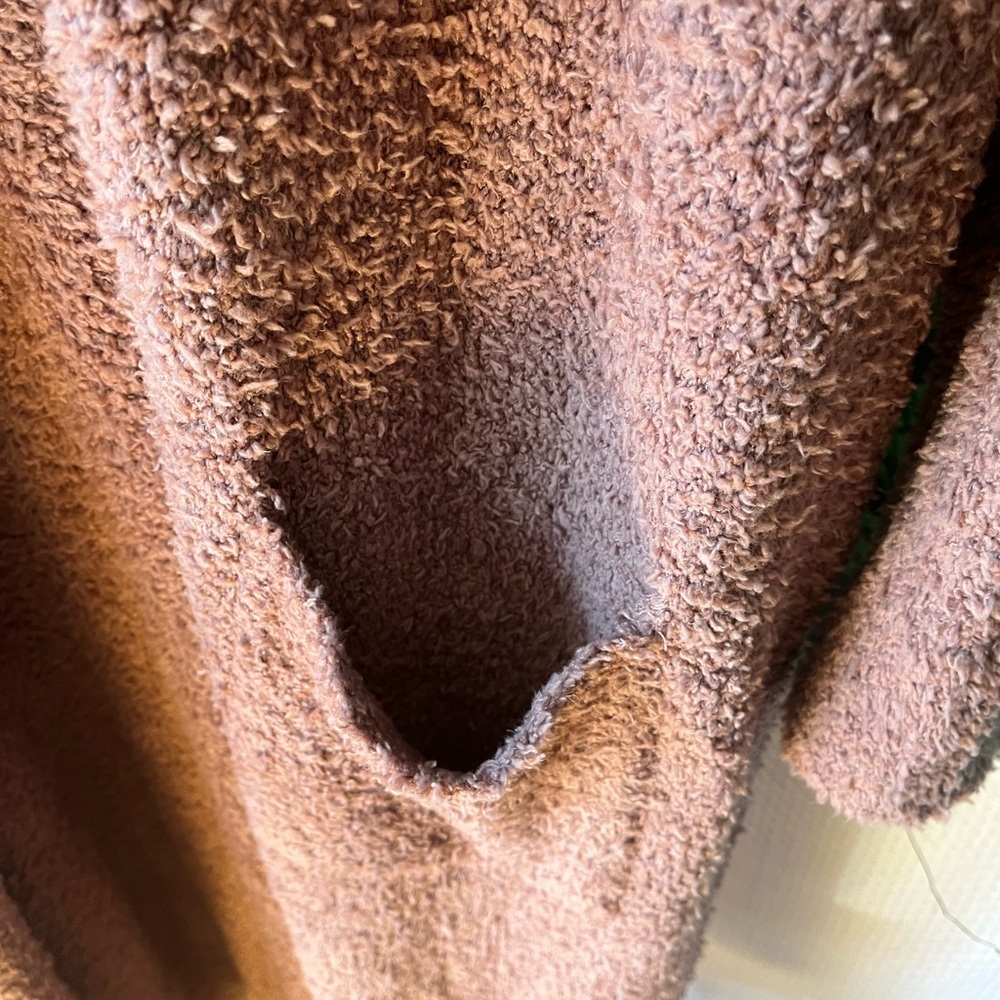 SKIMS NWT Cozy Boucle Knit long robe camel RARE FIND - Picture 11 of 15
